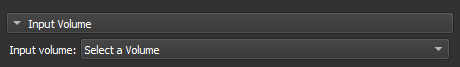 Input Volume Select